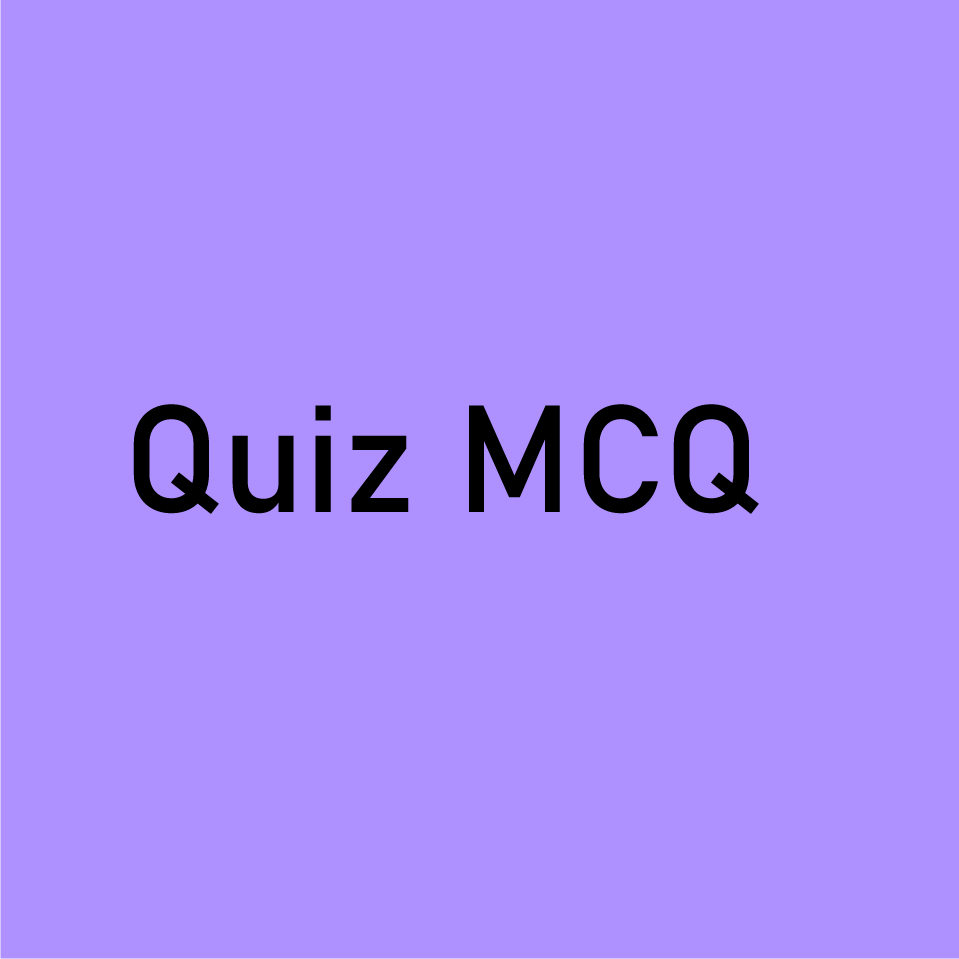 Quiz MCQ