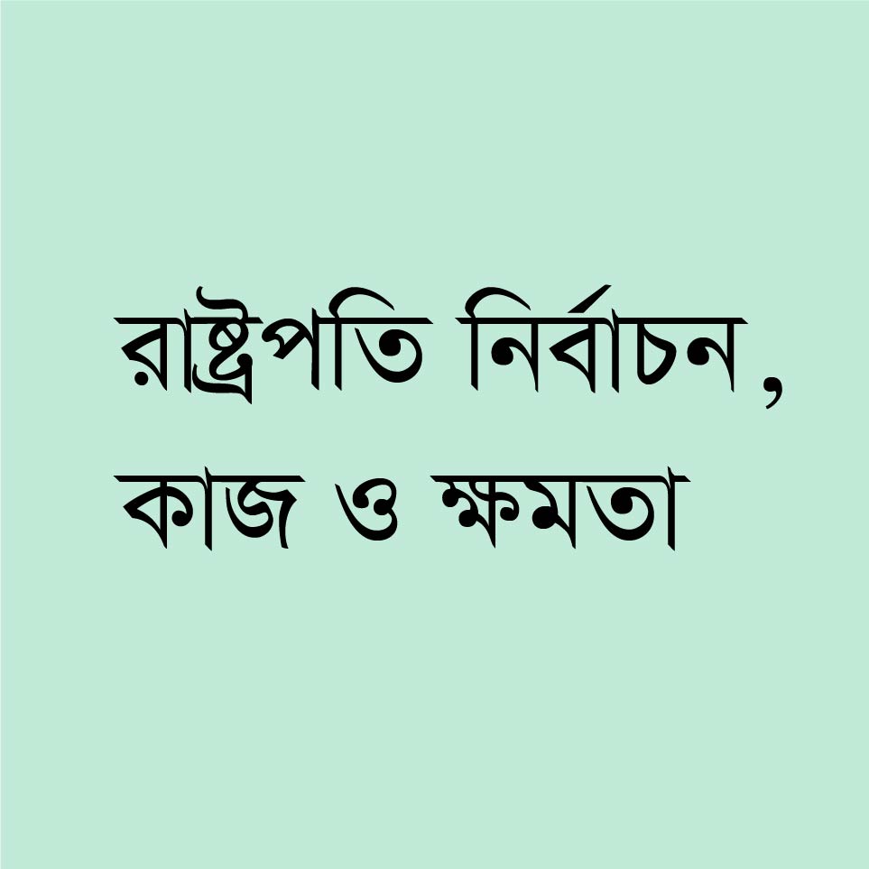 রাষ্ট্রপতি নির্বাচন, ক্ষমতা, কাজ